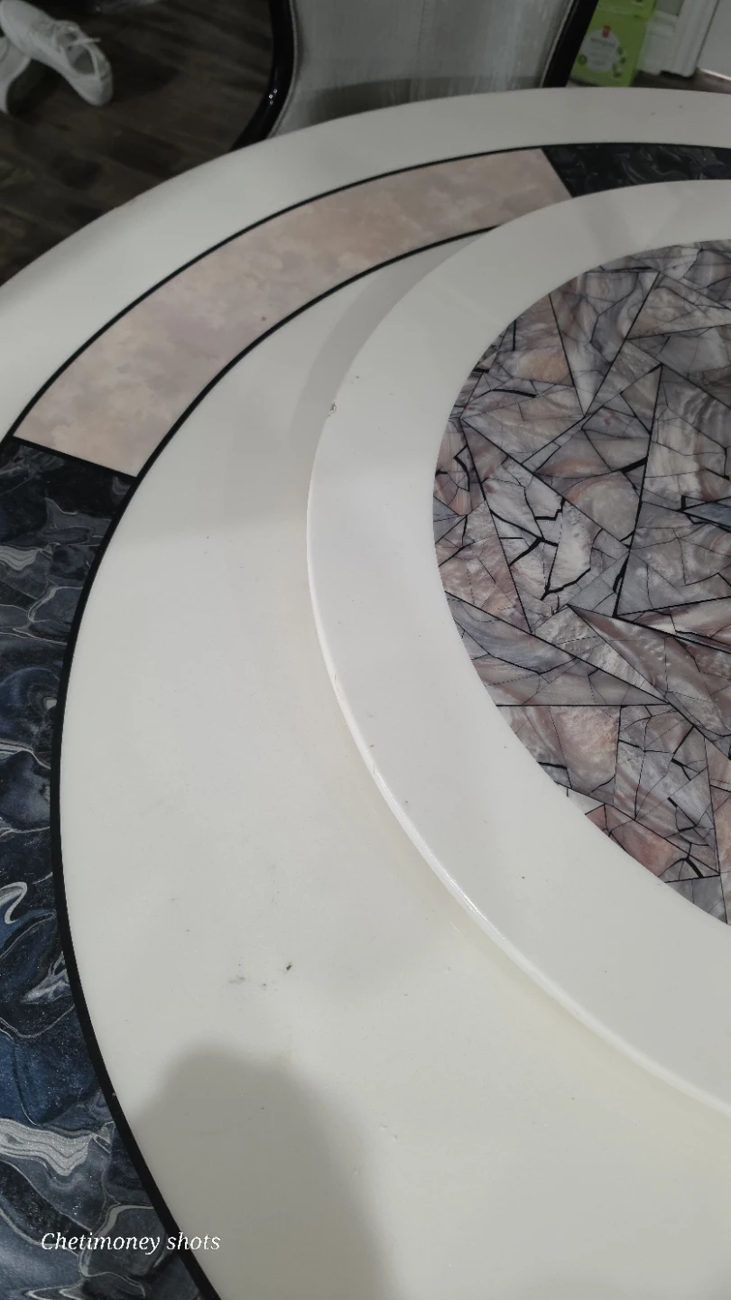 Round Dining Table with 4 Chairs - photo 2