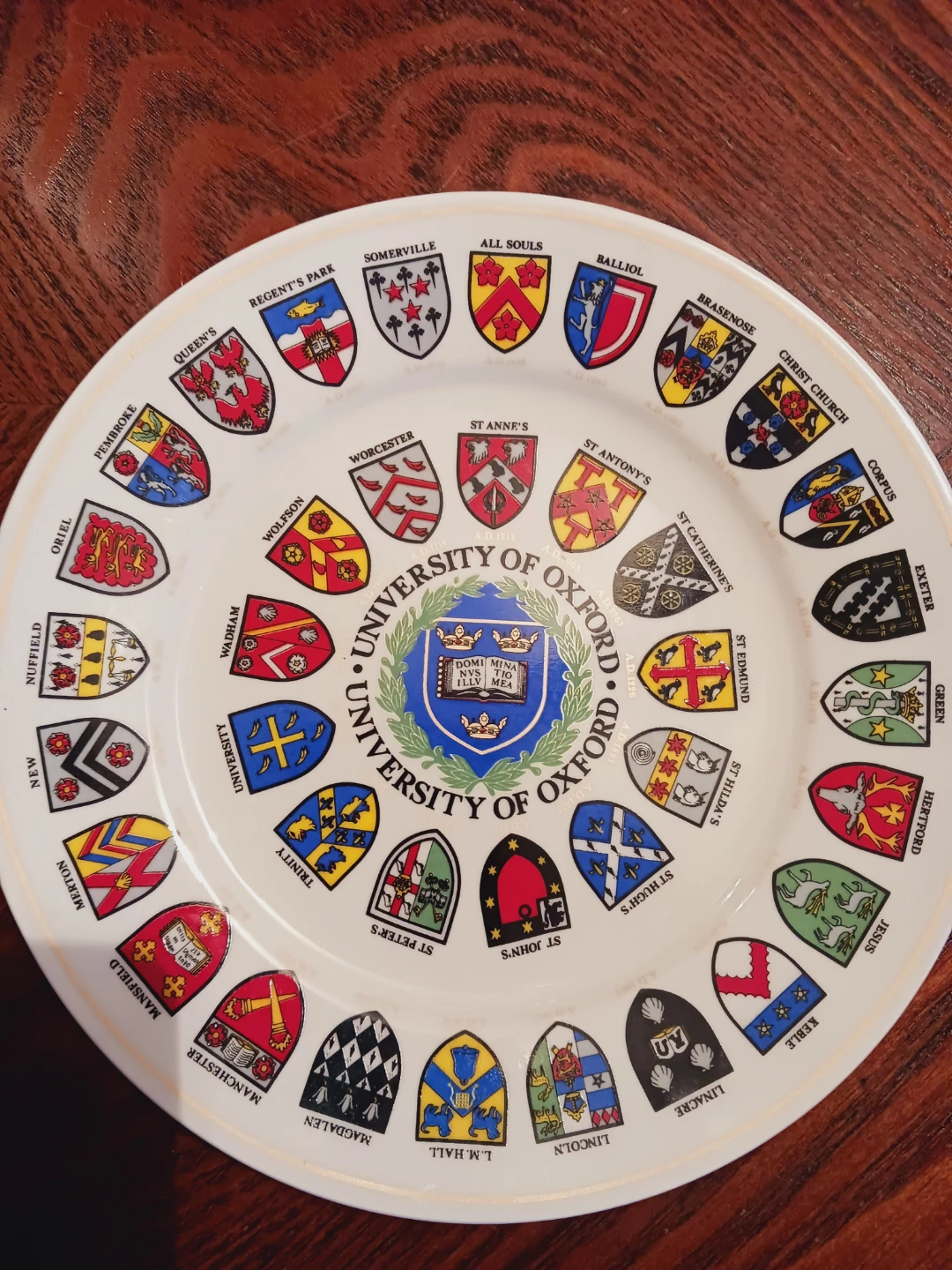 University of Oxford Decorative Plate - photo 2