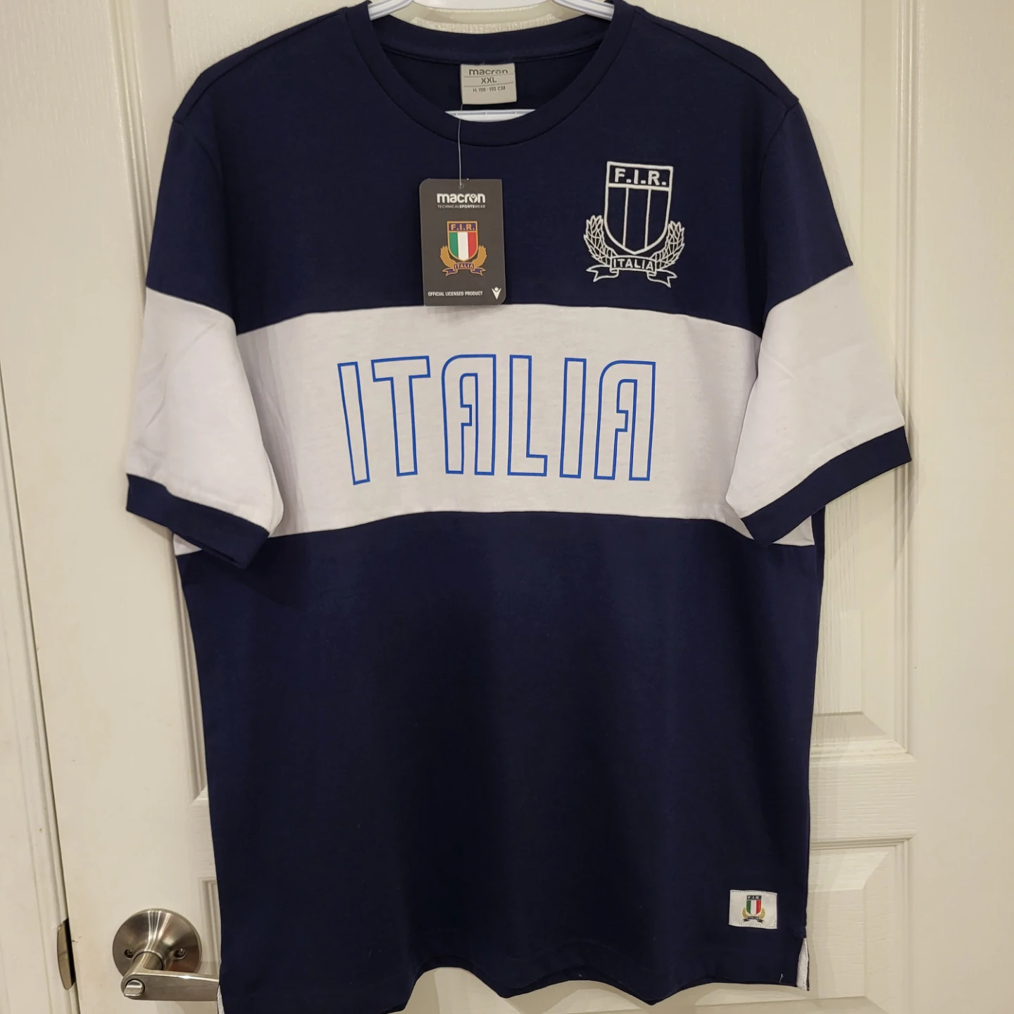 Macron Italia FIR Rugby Fan Shirt