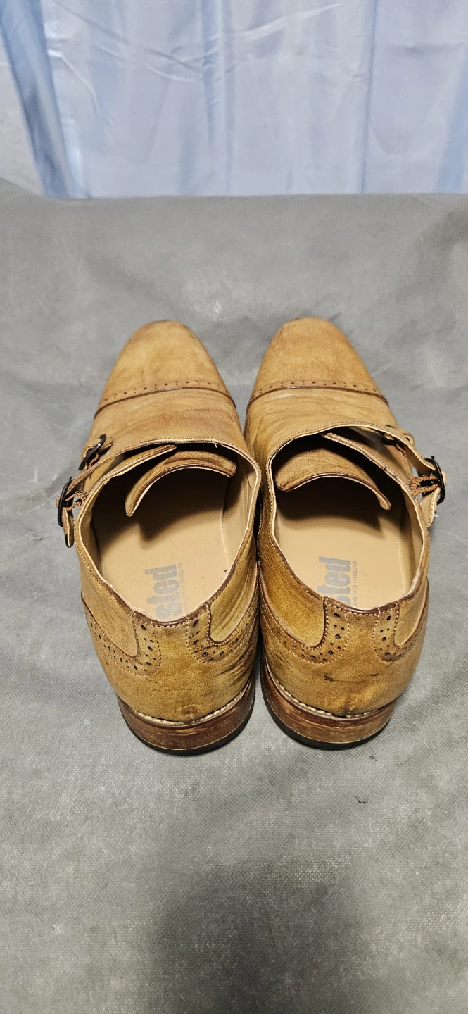Unlisted Tan Double Monk Strap Shoes - photo 2