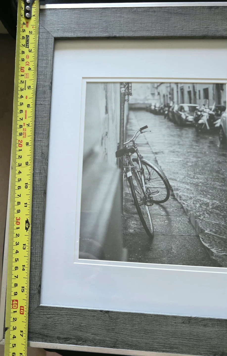 Two Framed Black and White Prints - photo 4
