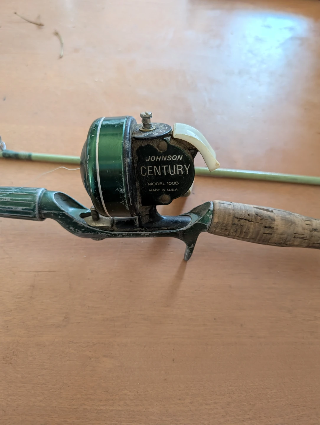 old Johnstone rod and reel - photo 2