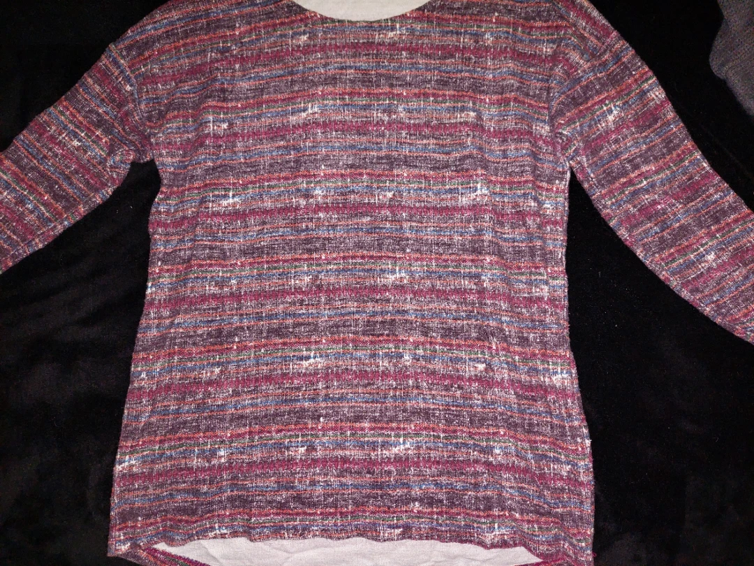 Multicoloured Striped Long-Sleeve Shirt