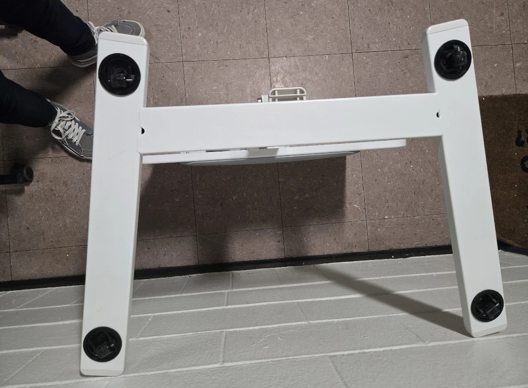 Adjustable White Standing Laptop Desk - photo 3