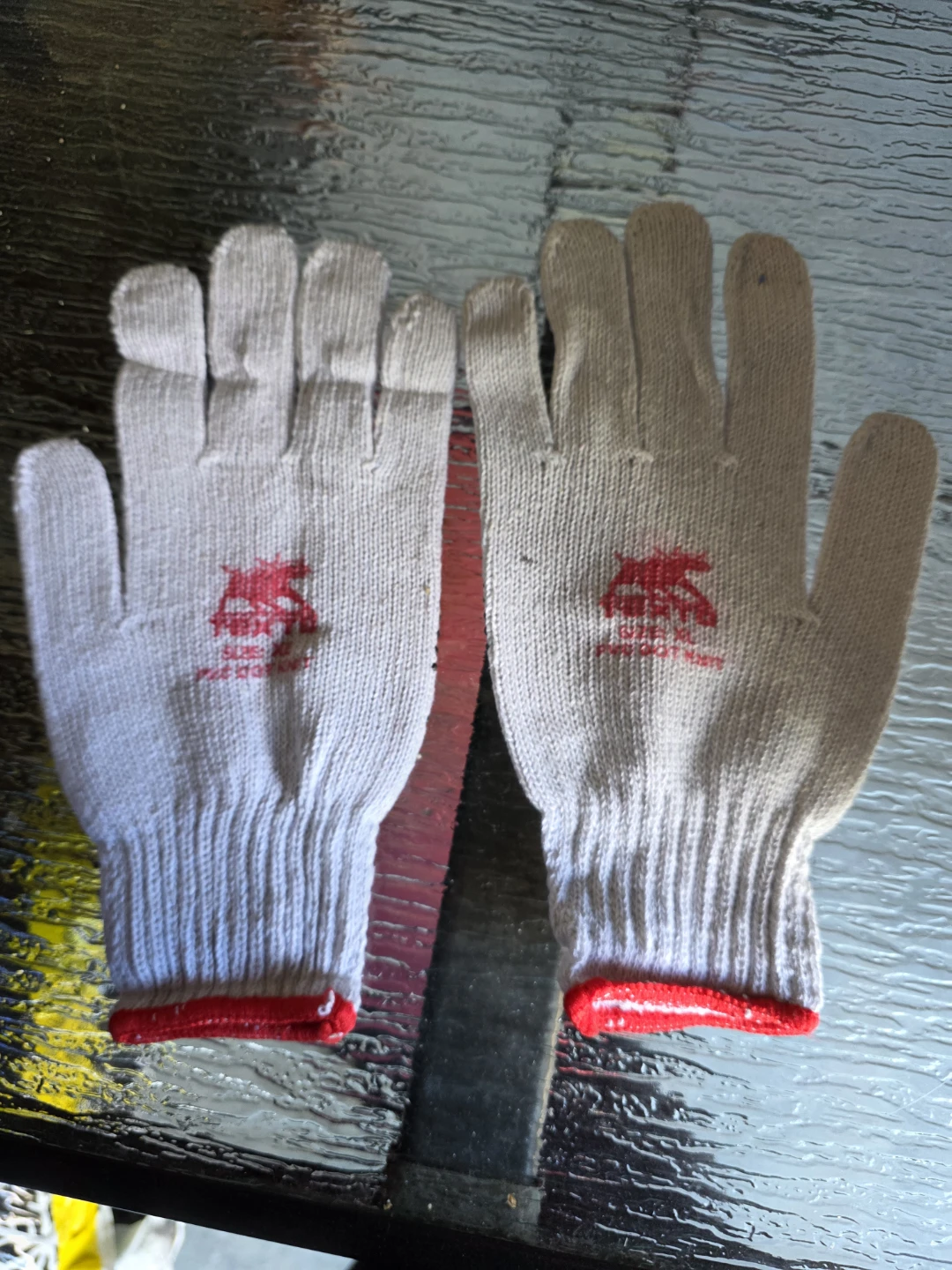 Textto PVC Dot Knit Gloves, Size XL - photo 3