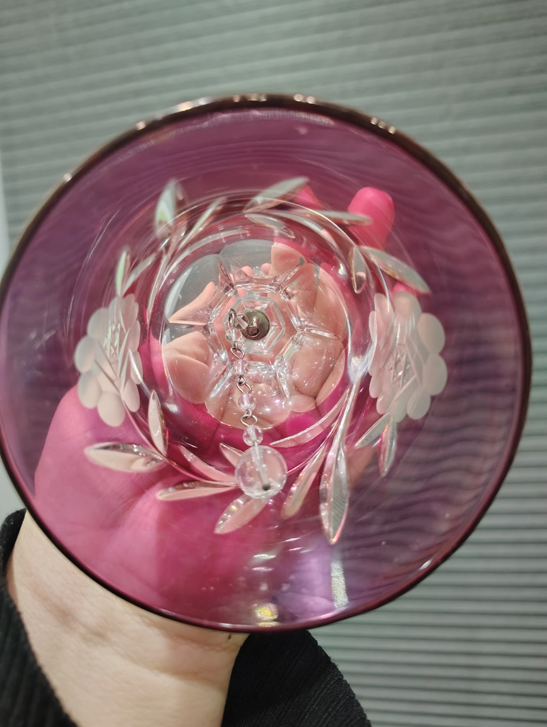Vintage German crystal  Decorative Bell - photo 3