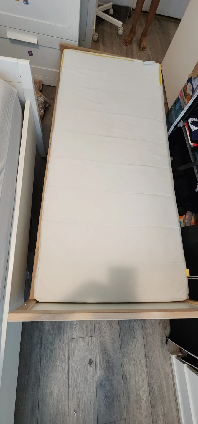 IKEA SNIGLAR kids bed frame and mattress - photo 2