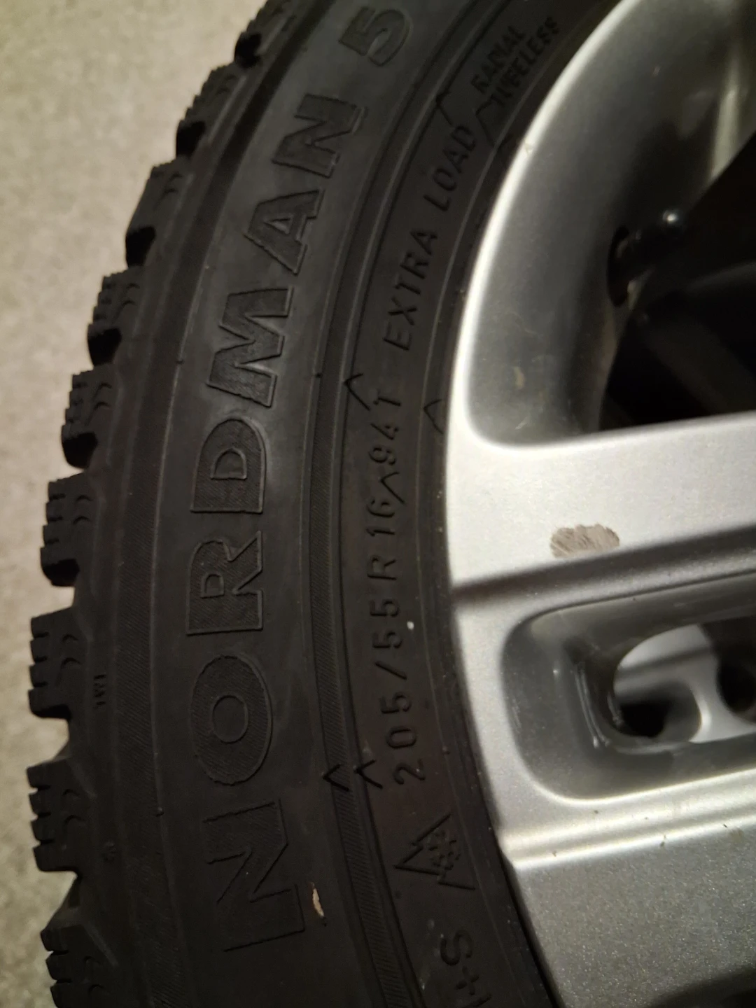 Nordman Winter Tires on Volkswagen Rims, like new. - photo 4