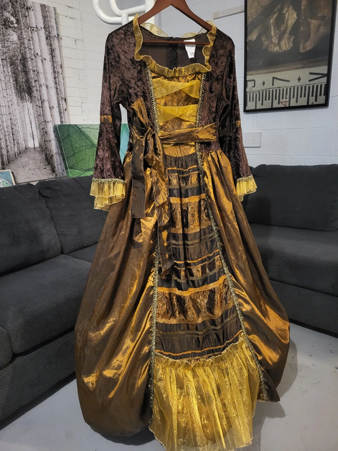 Renaissance-inspired Costume Dress- Size 10-14