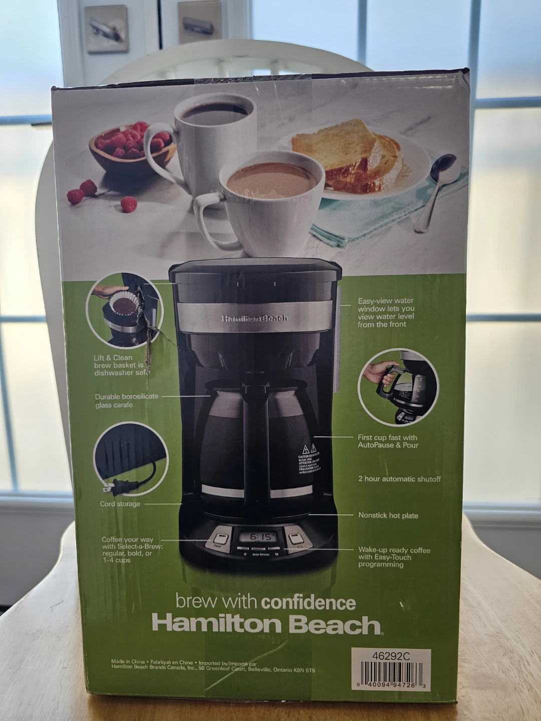 BNIB Hamilton Beach Programmable 12 Cup Coffee Maker - photo 2