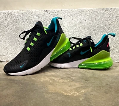 Nike Air Max 270 Sneakers Black/Green size 10.5