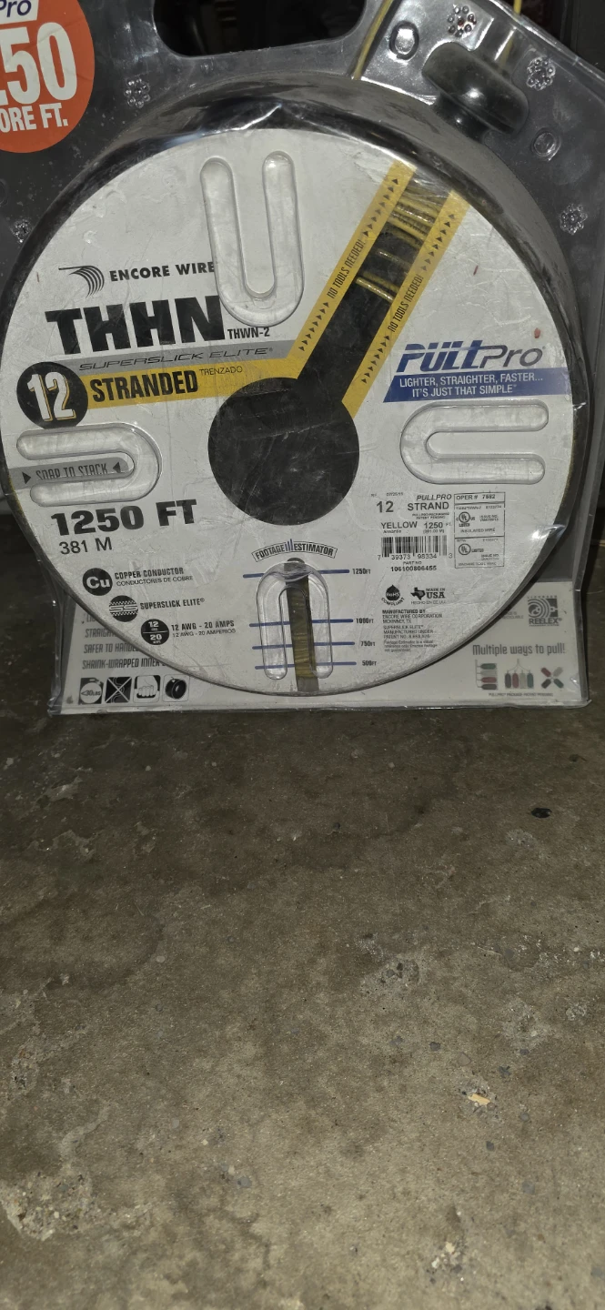 Encore Wire PullPro THHN Stranded Wire 1250ft - photo 3