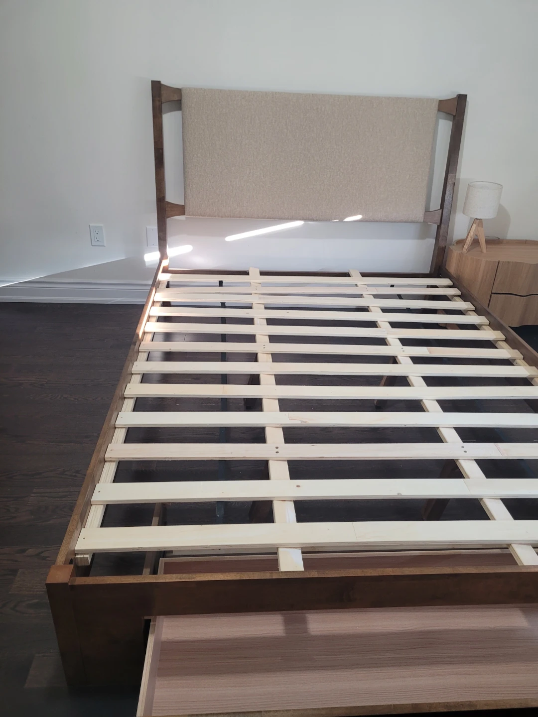 Mid-Century Modern Bed Frame - photo 3