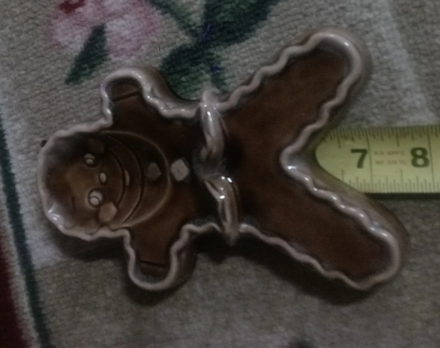 Gingerbread Man Ceramic Dish