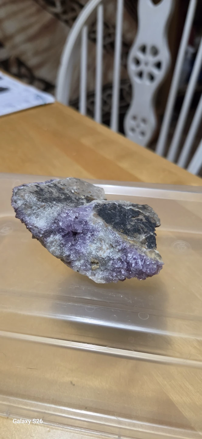 Natural Amethyst Crystal Cluster - photo 3