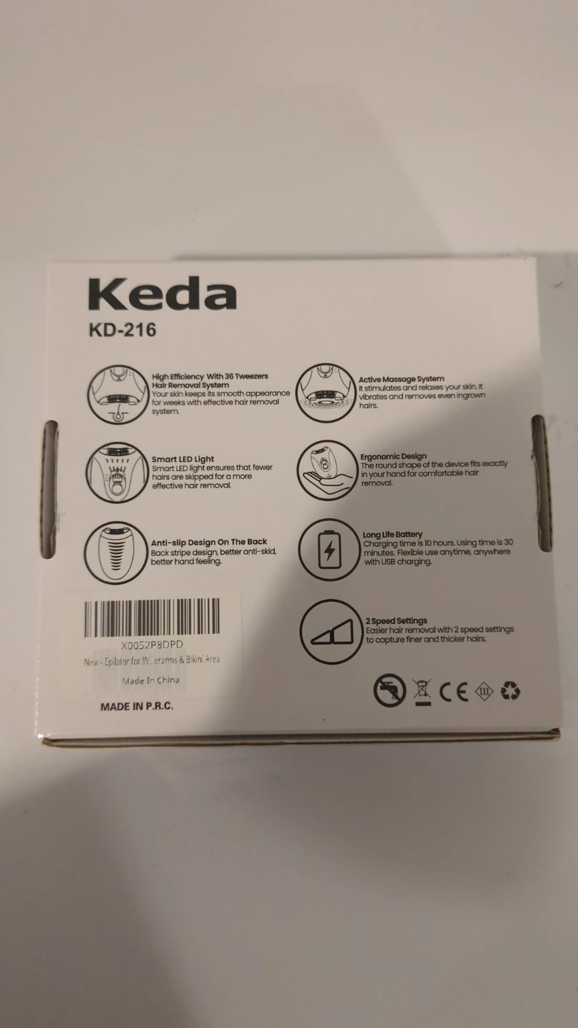 Keda KD-216 Lady Epilator - photo 2
