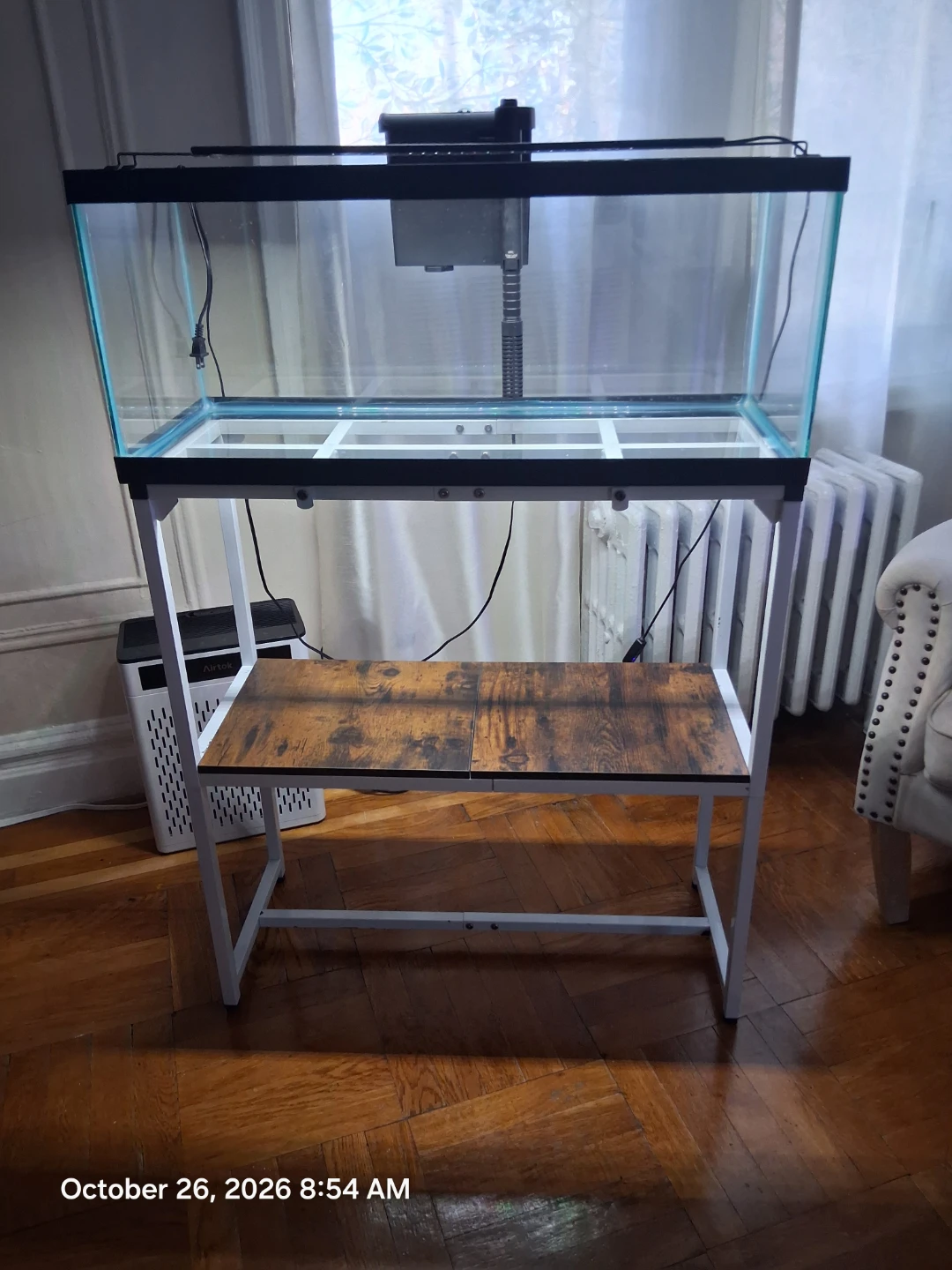 20 gallon long Glass Aquarium with accessories