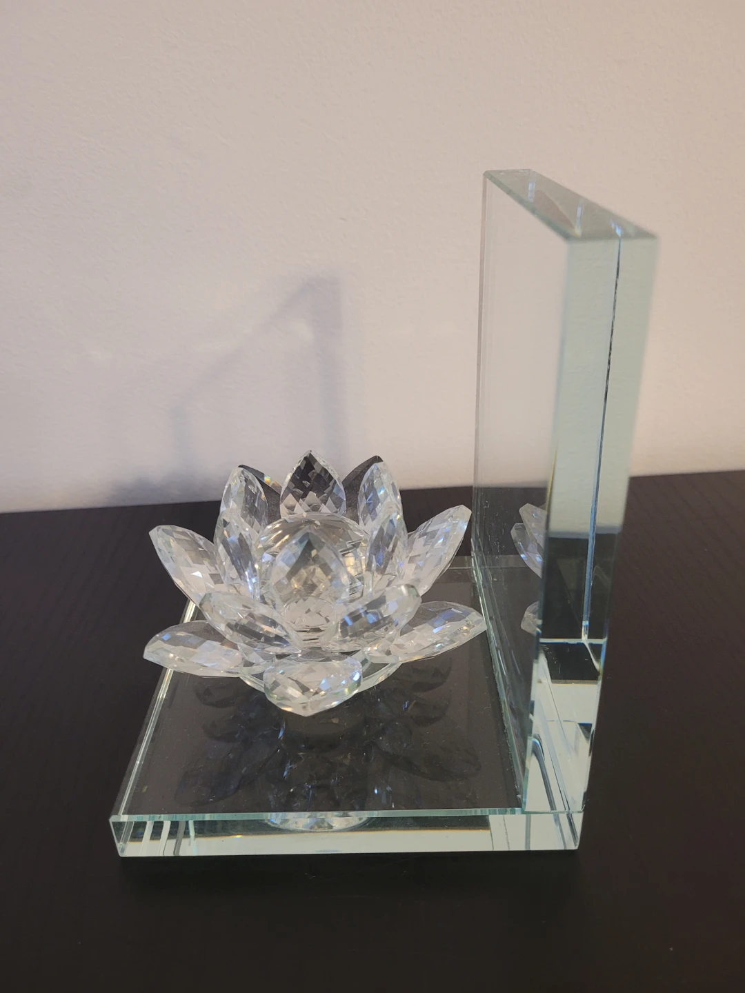 Crystal Lotus Flower Candle Holder - photo 4