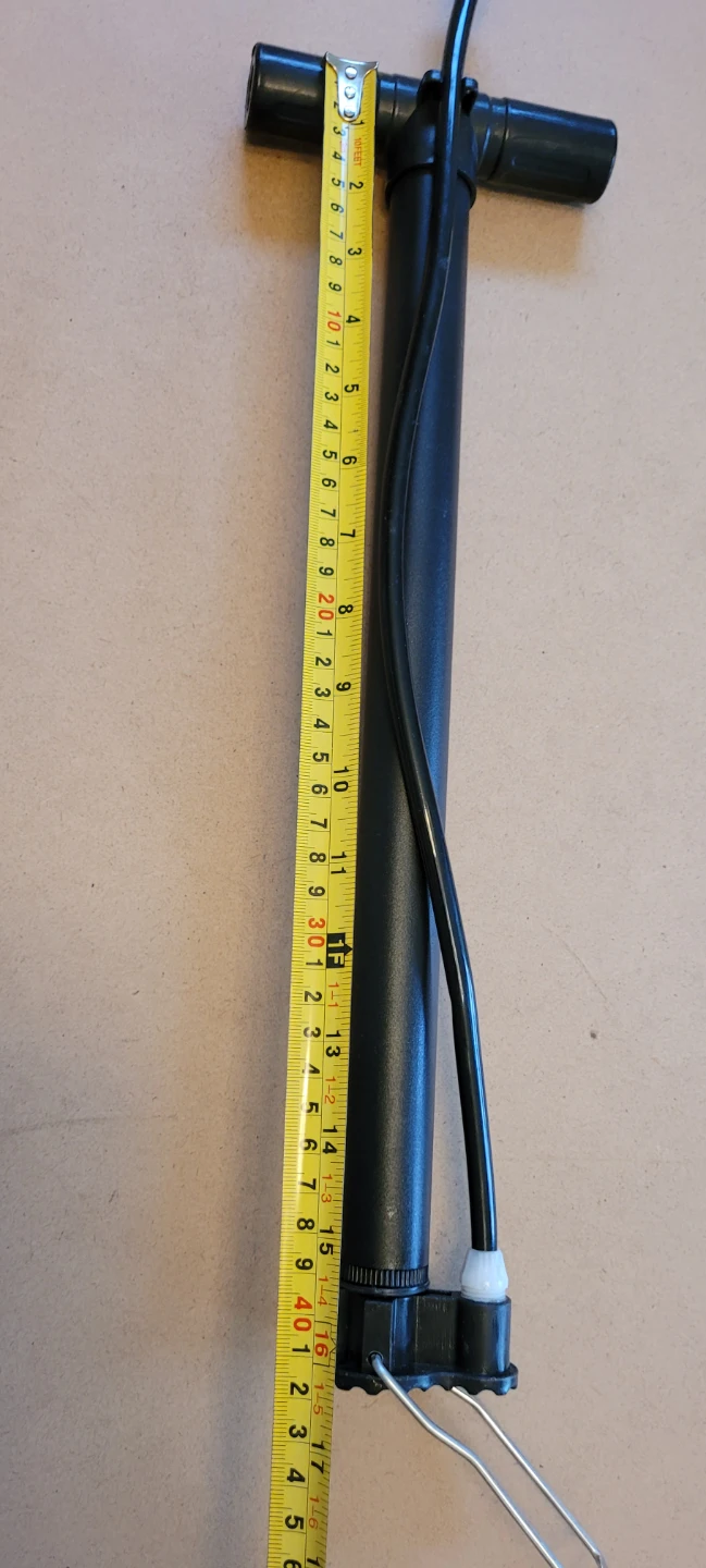 BRAND NEW Portable Bike Floor Pump with Foldable Foot Pedal - photo 4