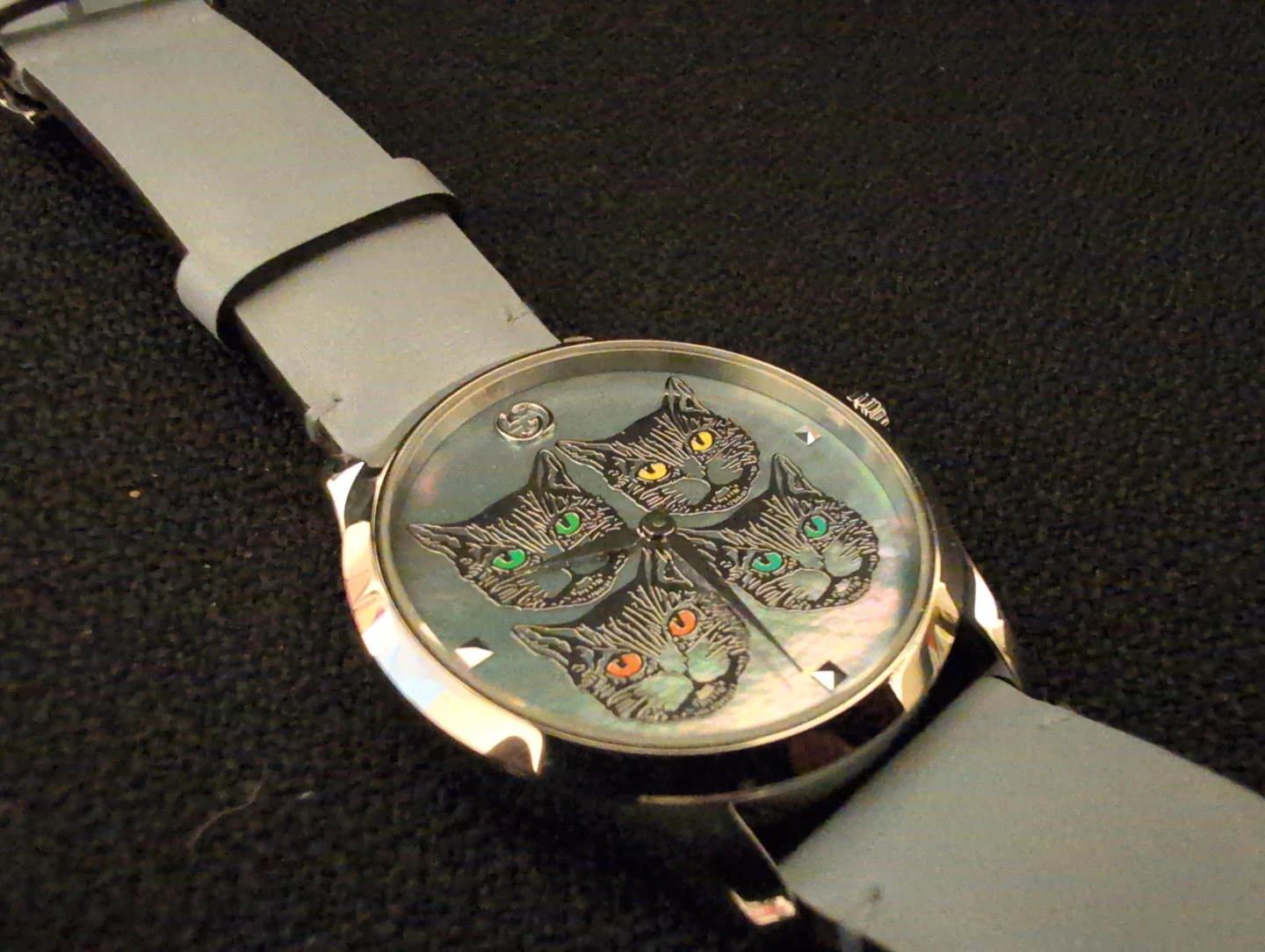 Gucci G-Timeless Cat Watch (blue)