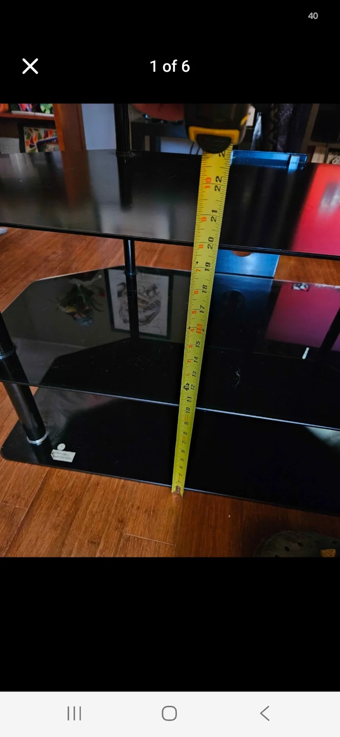 Glass tv stand - photo 5