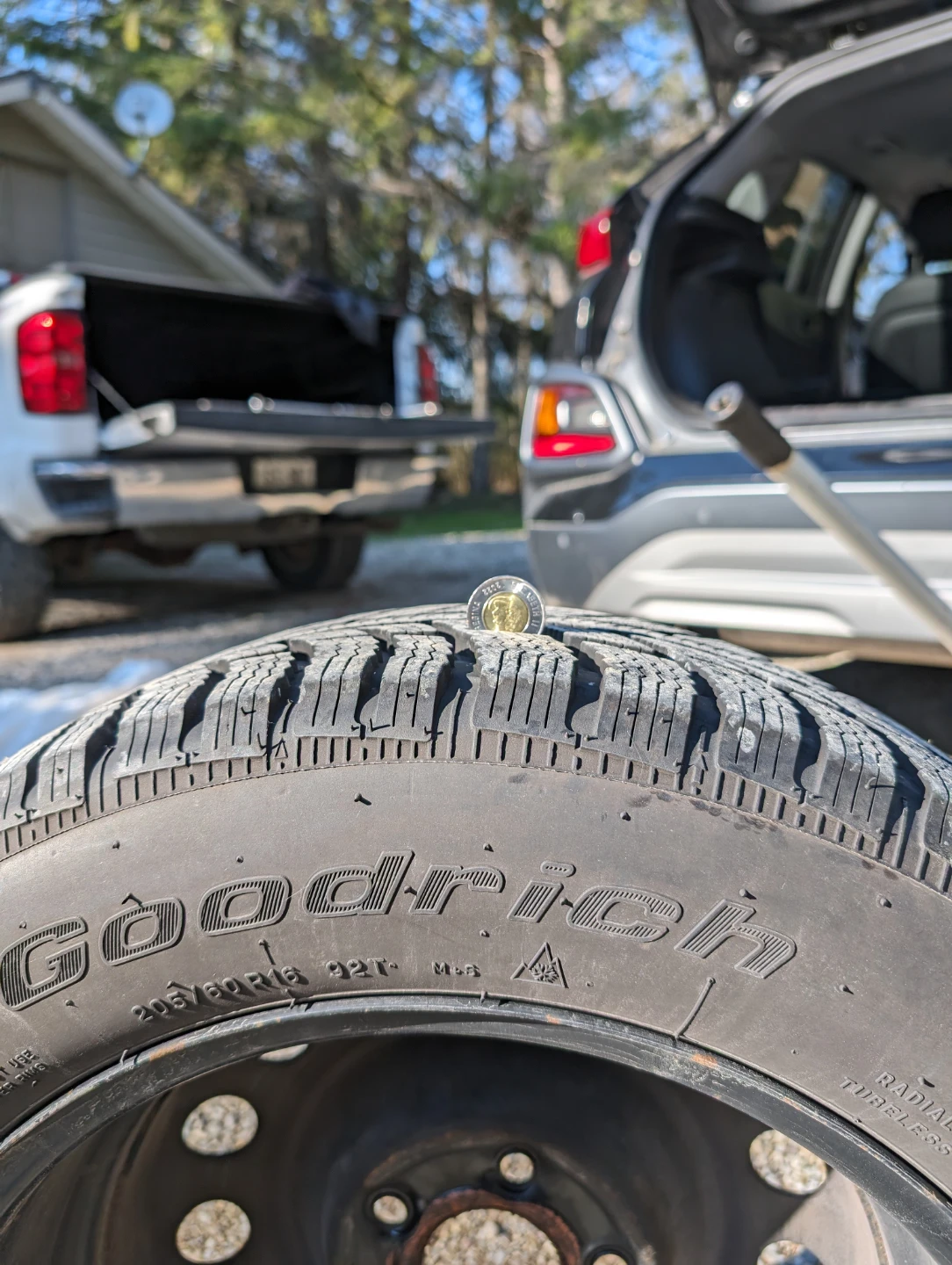 BFGoodrich Winter Tires on Steel Rims 205/60 R16 - photo 3