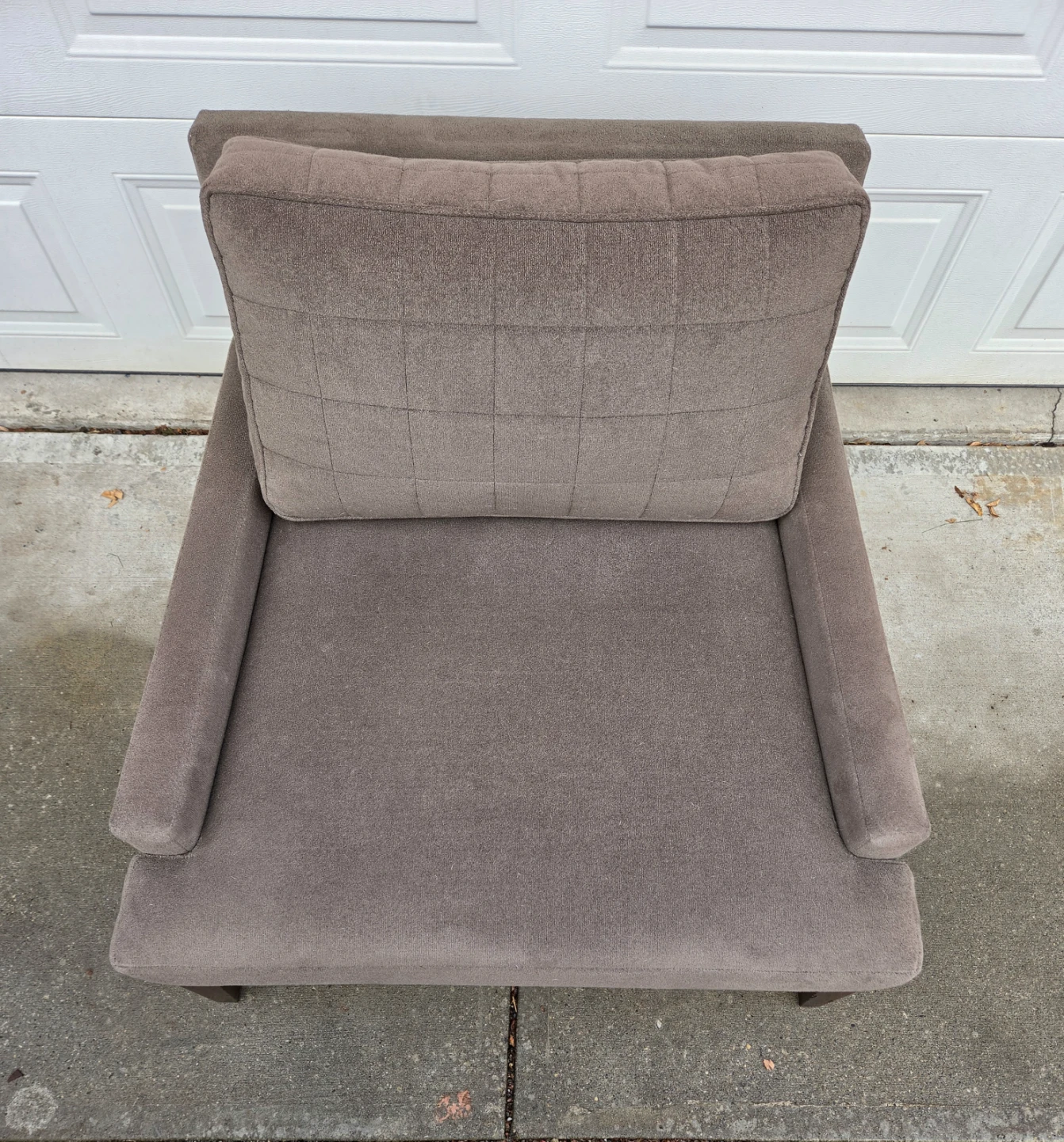 Bespoke Lounge Chair. Velvet Chenille Fabric/ Down Filled. Mint - photo 5