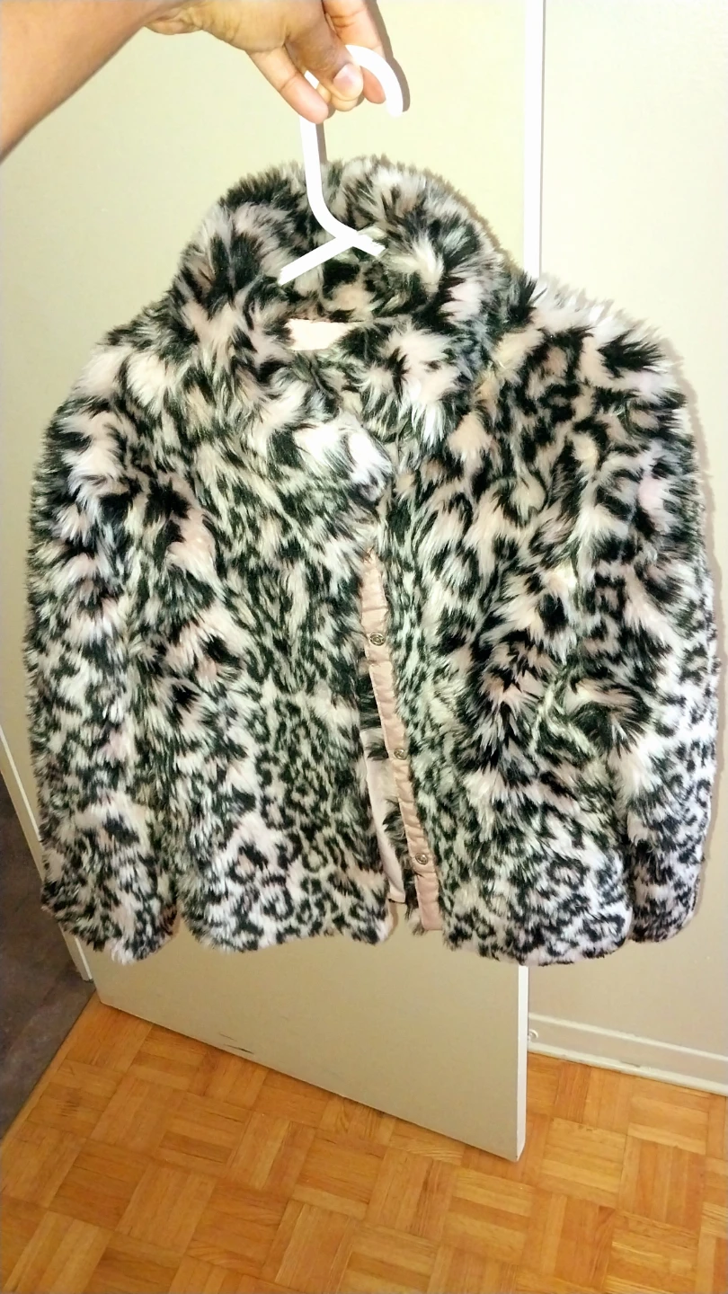 Leopard Print Faux Fur Jacket - photo 2