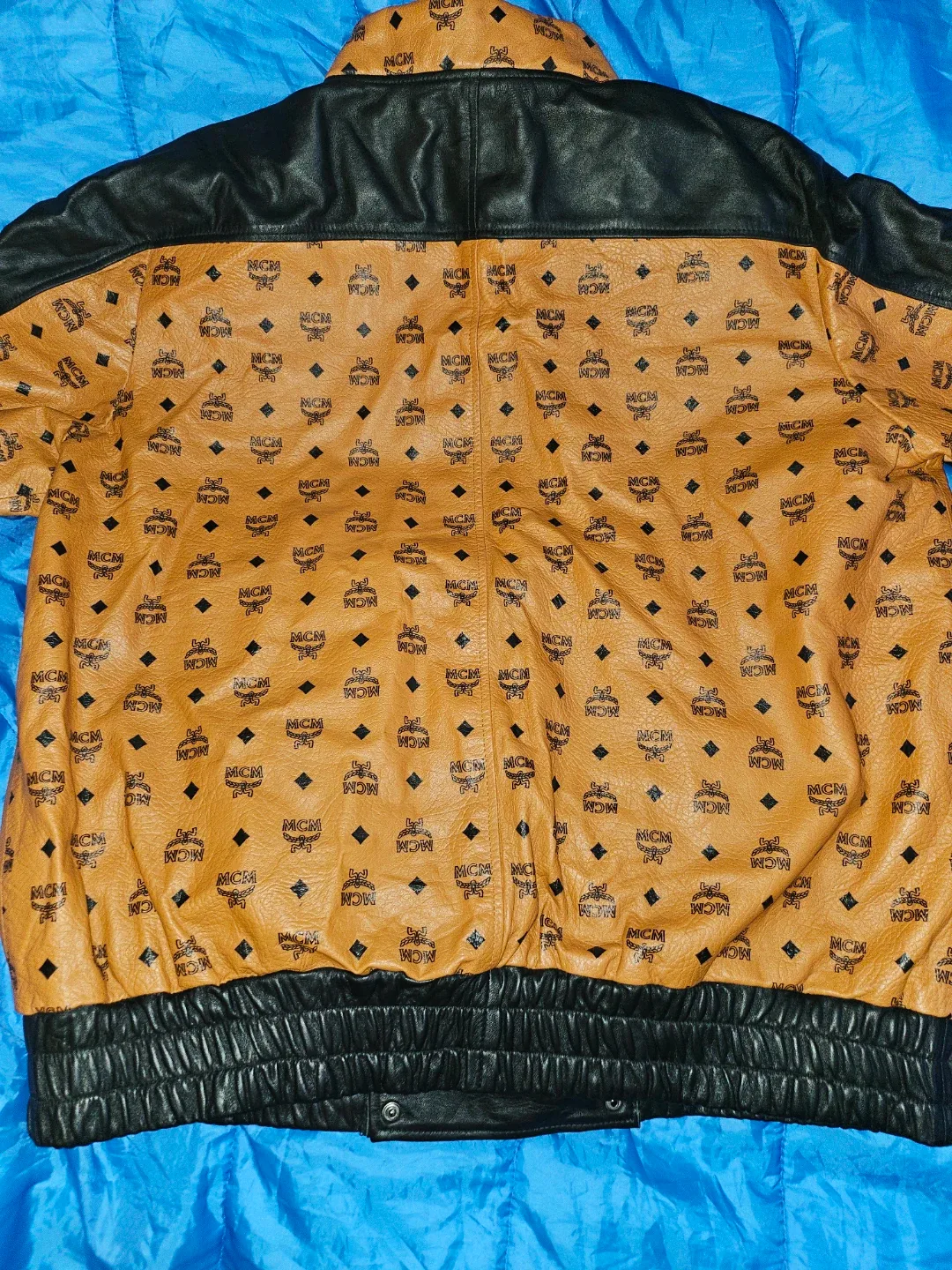 MCM Visetos Print Leather Bomber Jacket - photo 2