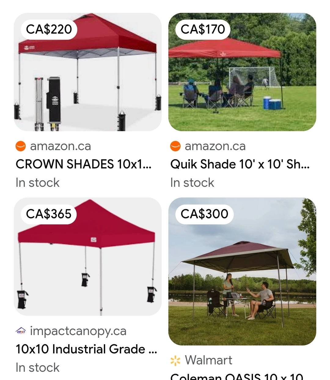 10x10 Pop-up canopy tent set up - photo 5