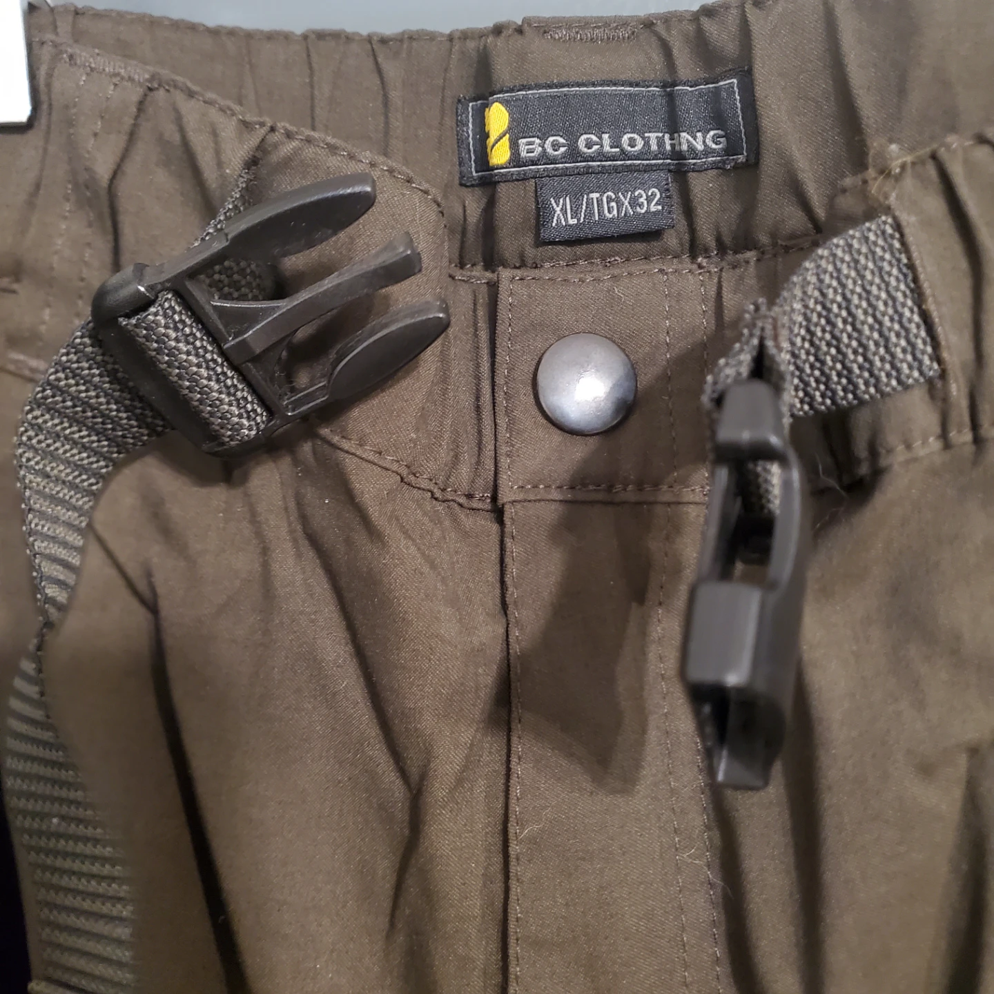 BC Clothing cargo pants olive green XL - photo 5