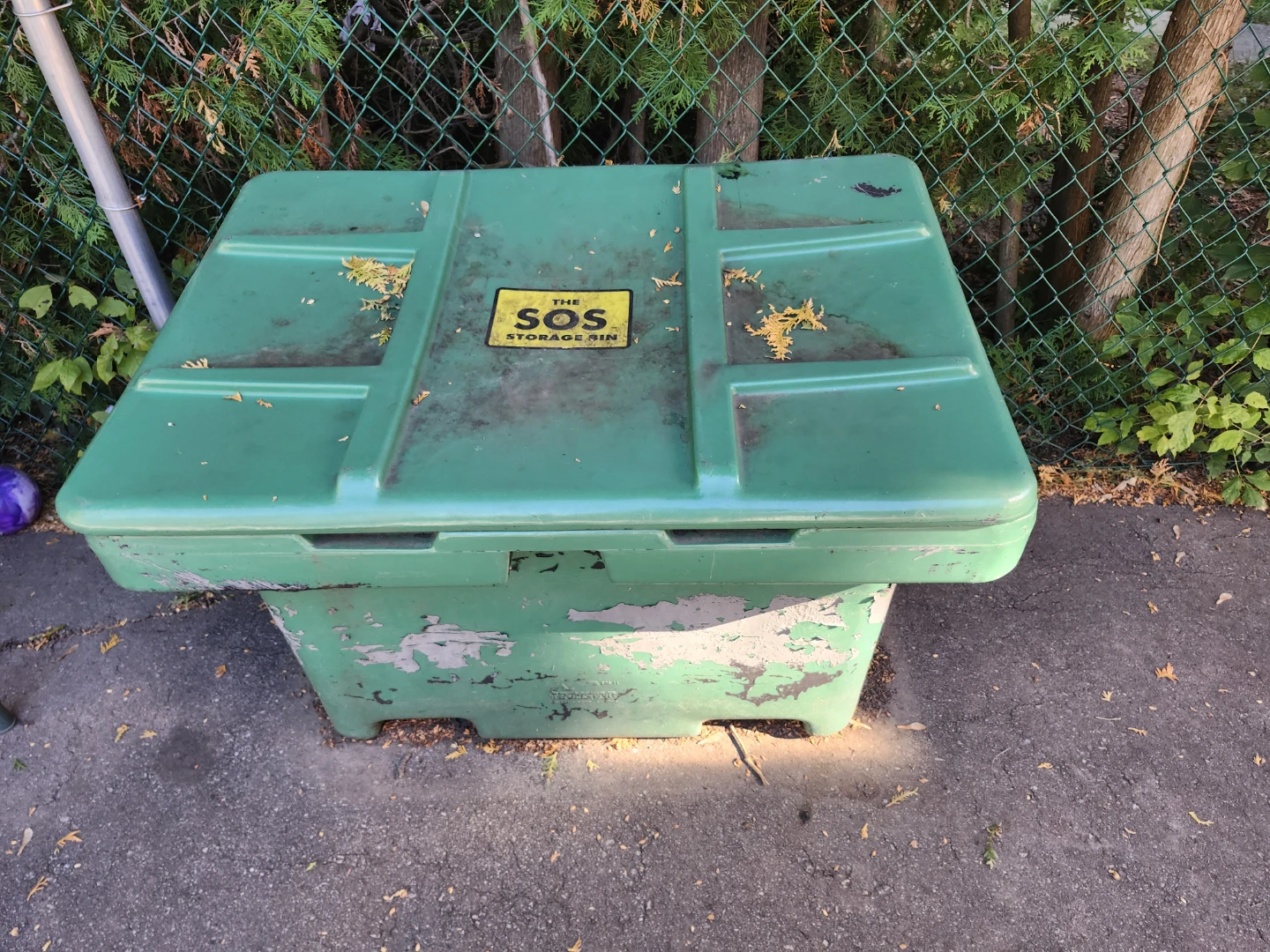 Green The SOS Storage Bin