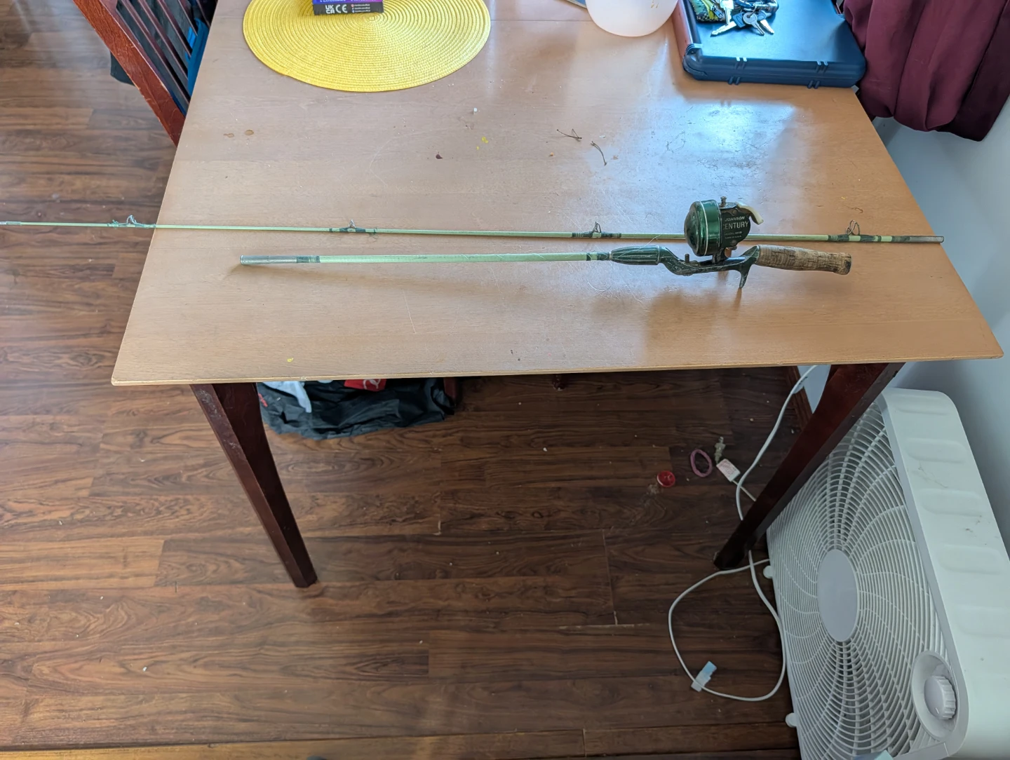 old Johnstone rod and reel