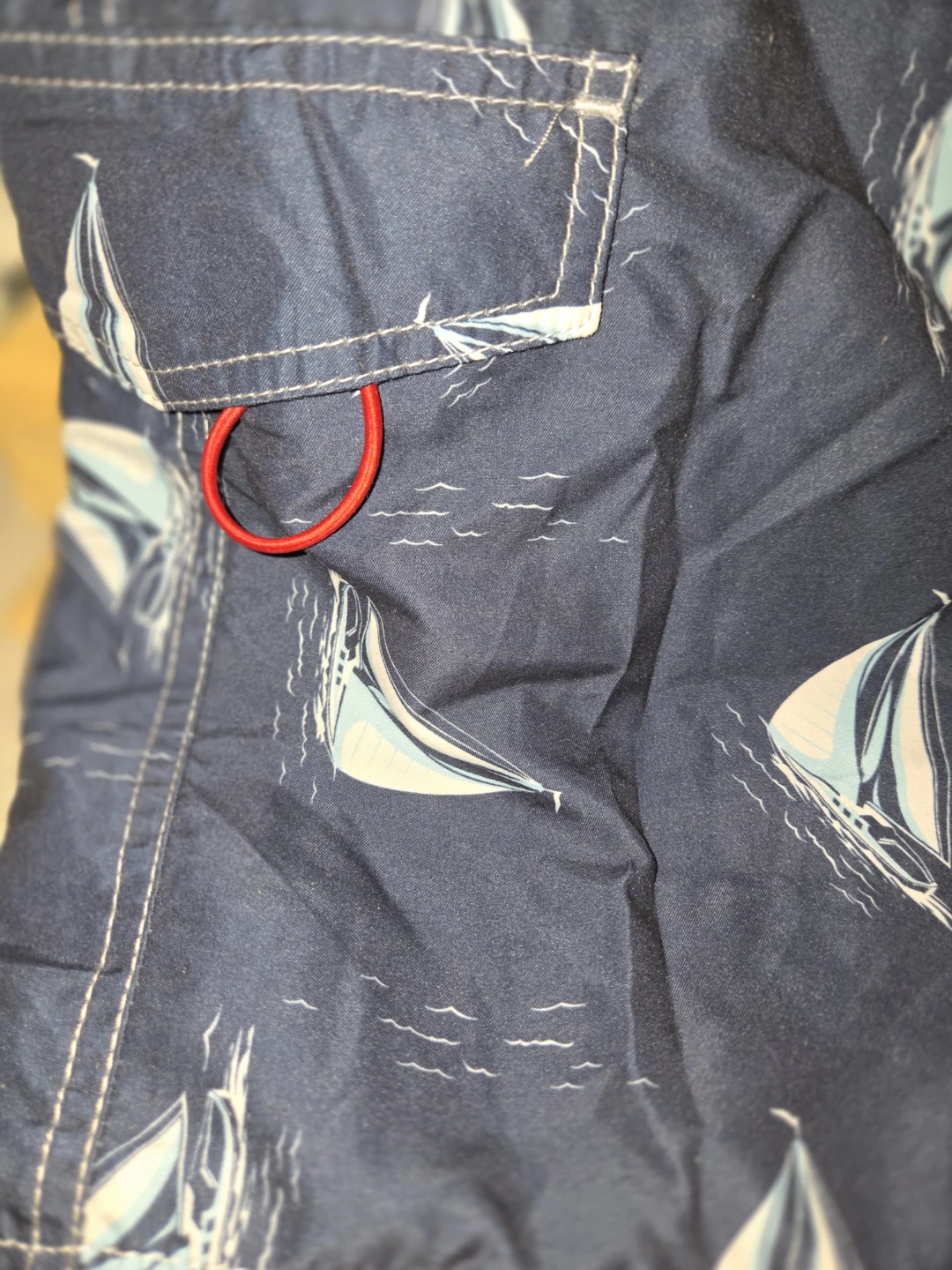 Newport Blue 'Nautical Ship' Swimming Trunks in a Men's XXL - photo 2