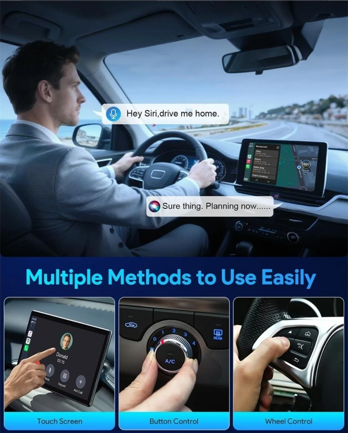 Wireless CarPlay Adaptert, 5.8GHz WiFi - photo 2