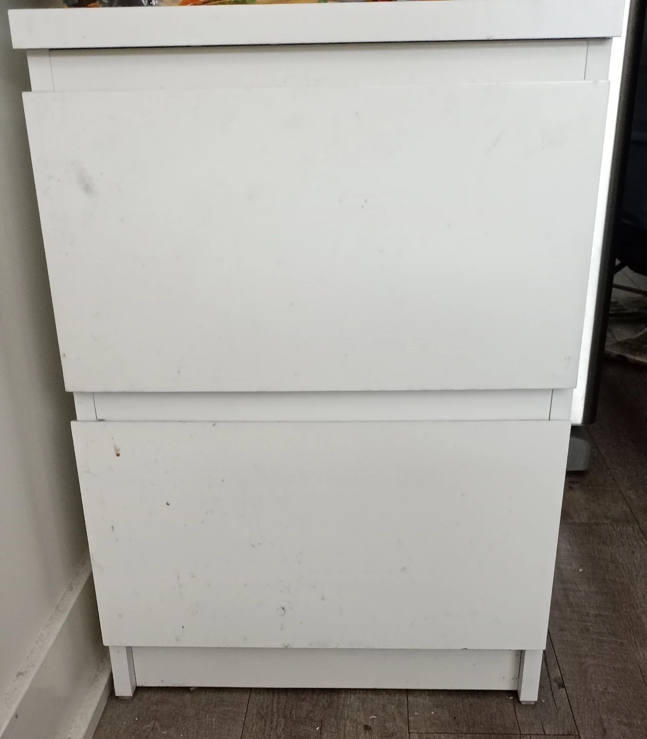 IKEA White 2-Drawer Nightstand