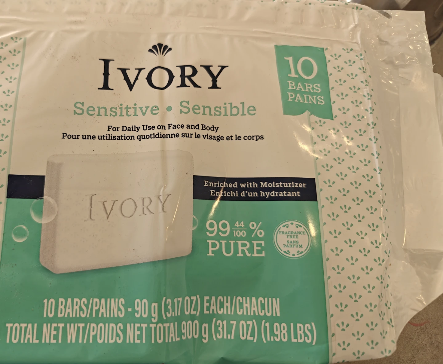 Ivory Sensitive Skin Soap, 9-Pack - photo 2