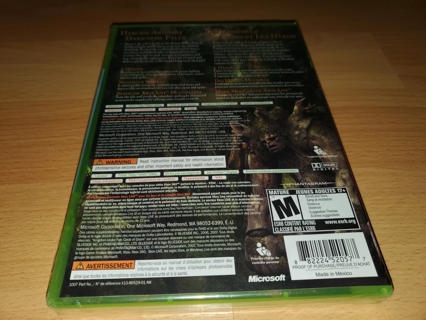 (Sealed)- Kingdom Under Fire: Circle of Doom for Xbox 360 - photo 3