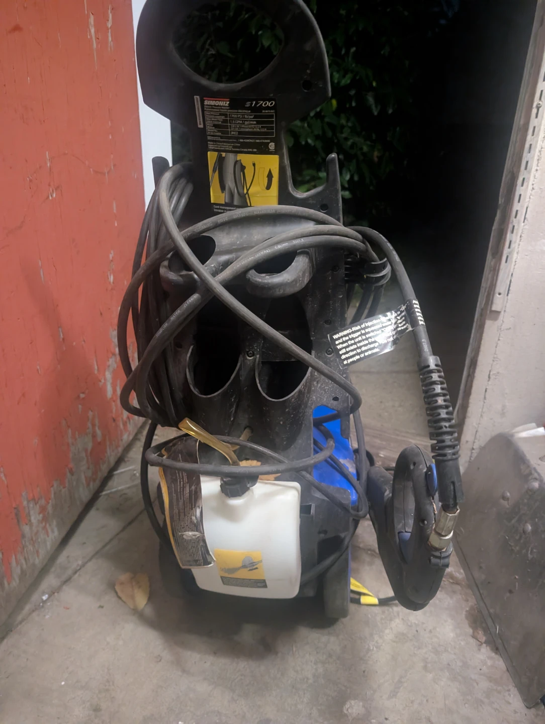 Simoniz S1700 Electric Pressure Washer - photo 3