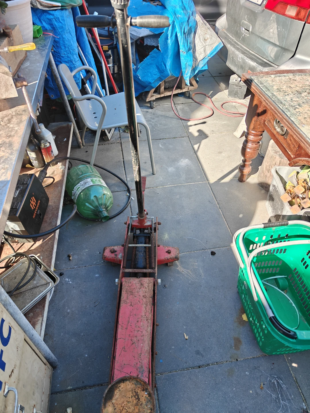 Red Steel Floor Jack - photo 2