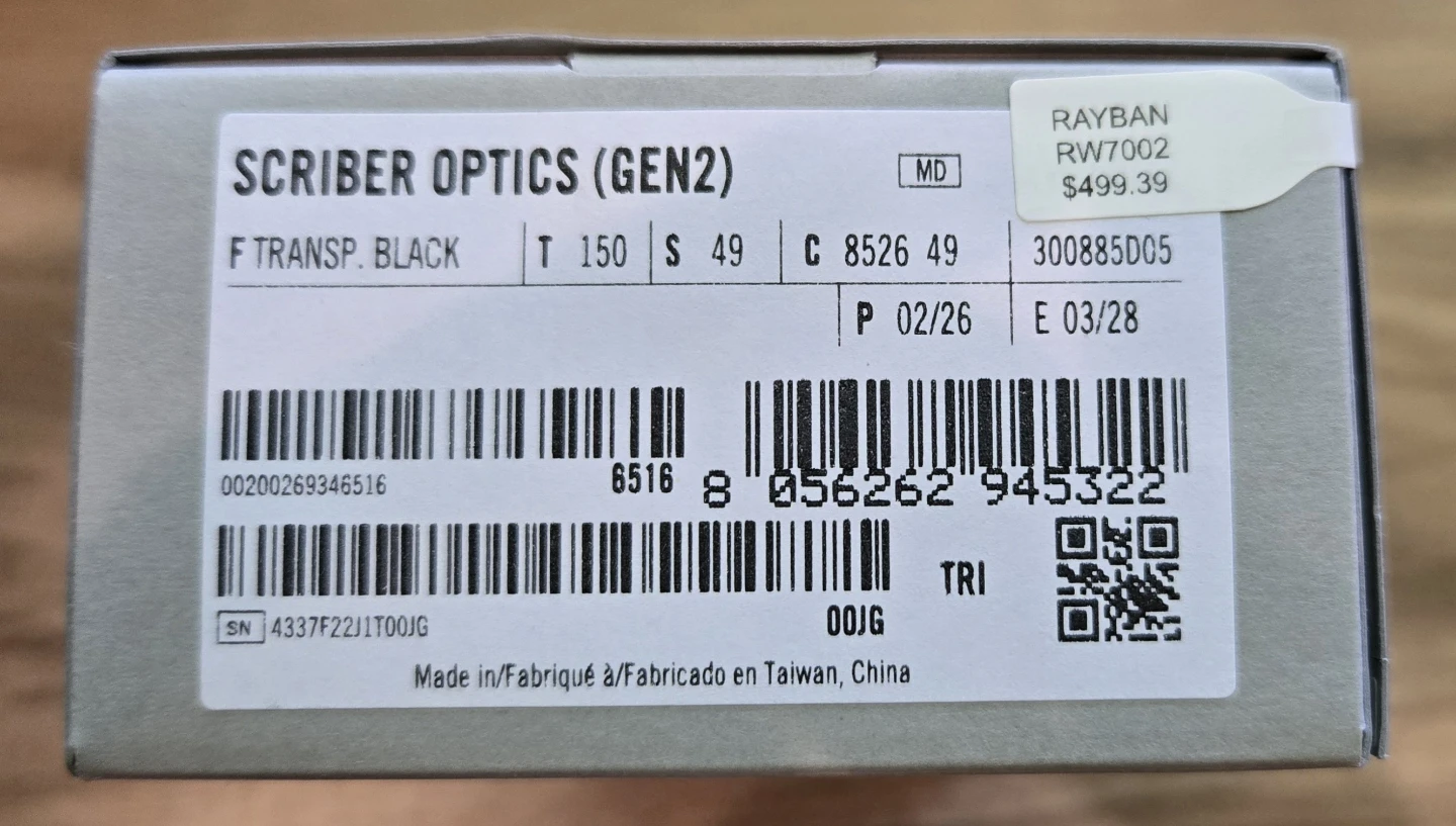 Brand New(Unopened)Ray-Ban Meta Smart Glasses (Gen 2) - photo 4