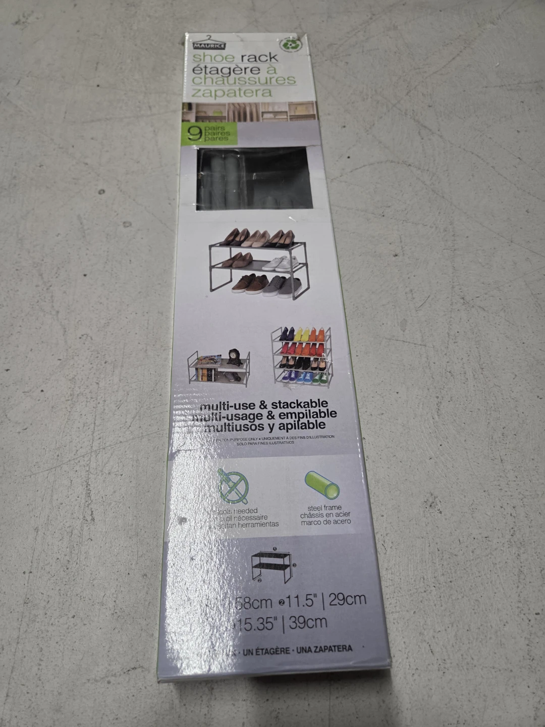 Maurice Multi-Use Stackable Shoe Rack - photo 3