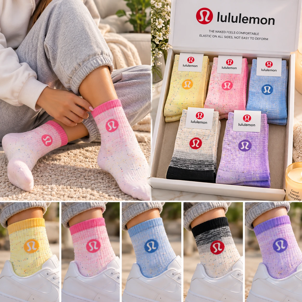 Alo Yoga Unisex Half-Crew Socks - photo 5