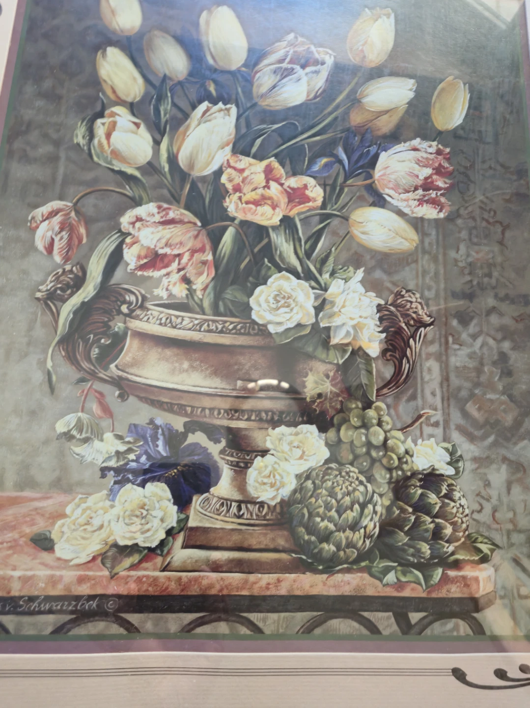 Home Interiors & Gifts Framed Floral Wall Art - photo 3