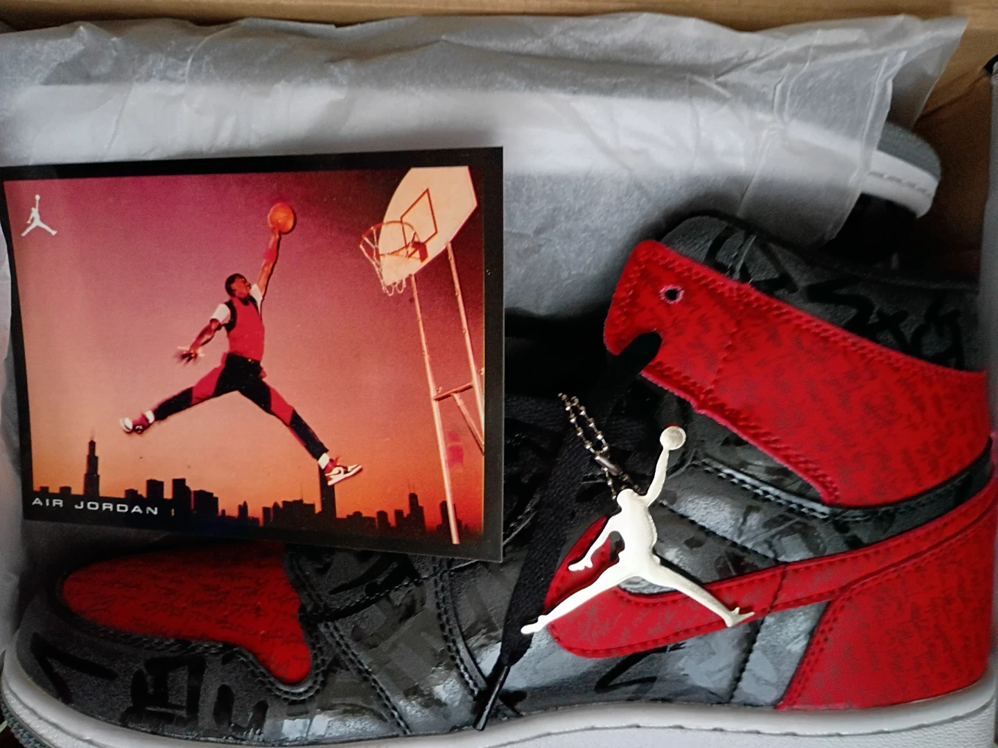 Air Jordan 1 High Rebellionaire "BANNED" MENS SIZE 9 WORN 1 TIME - photo 3