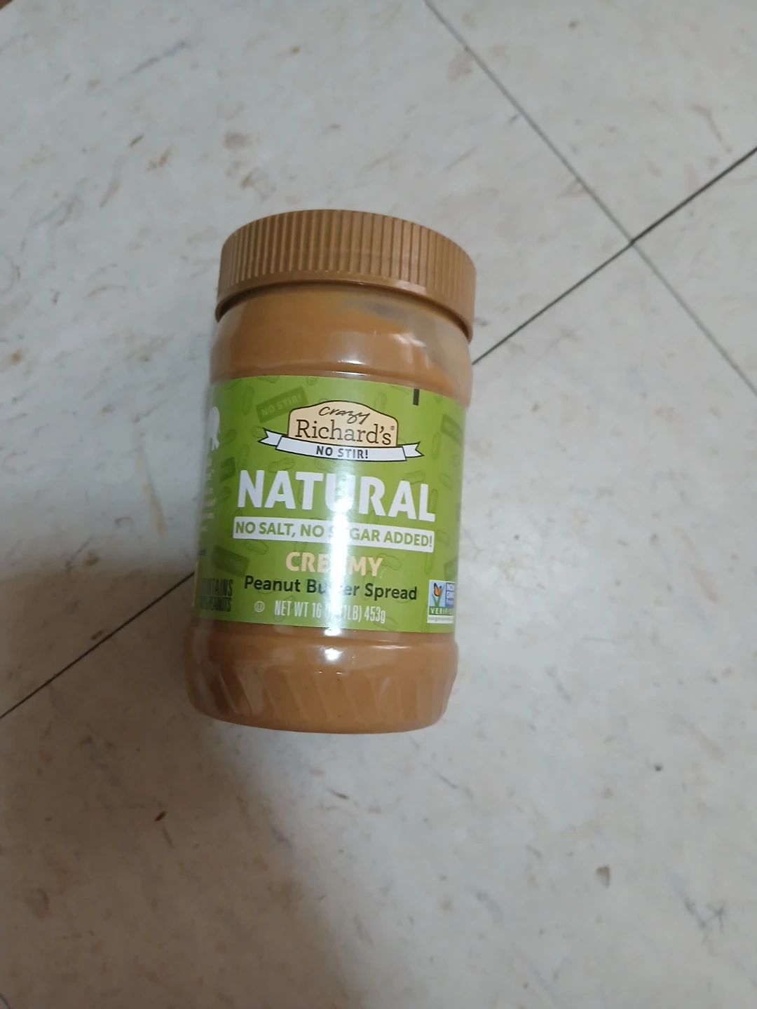 Crazy Richard's Natural Creamy Peanut Butter 16oz