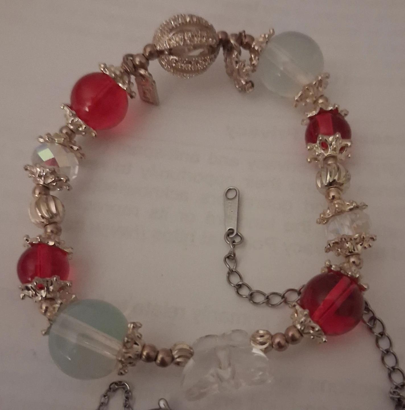 Set of Two Beaded Bracelets with Charms - photo 4