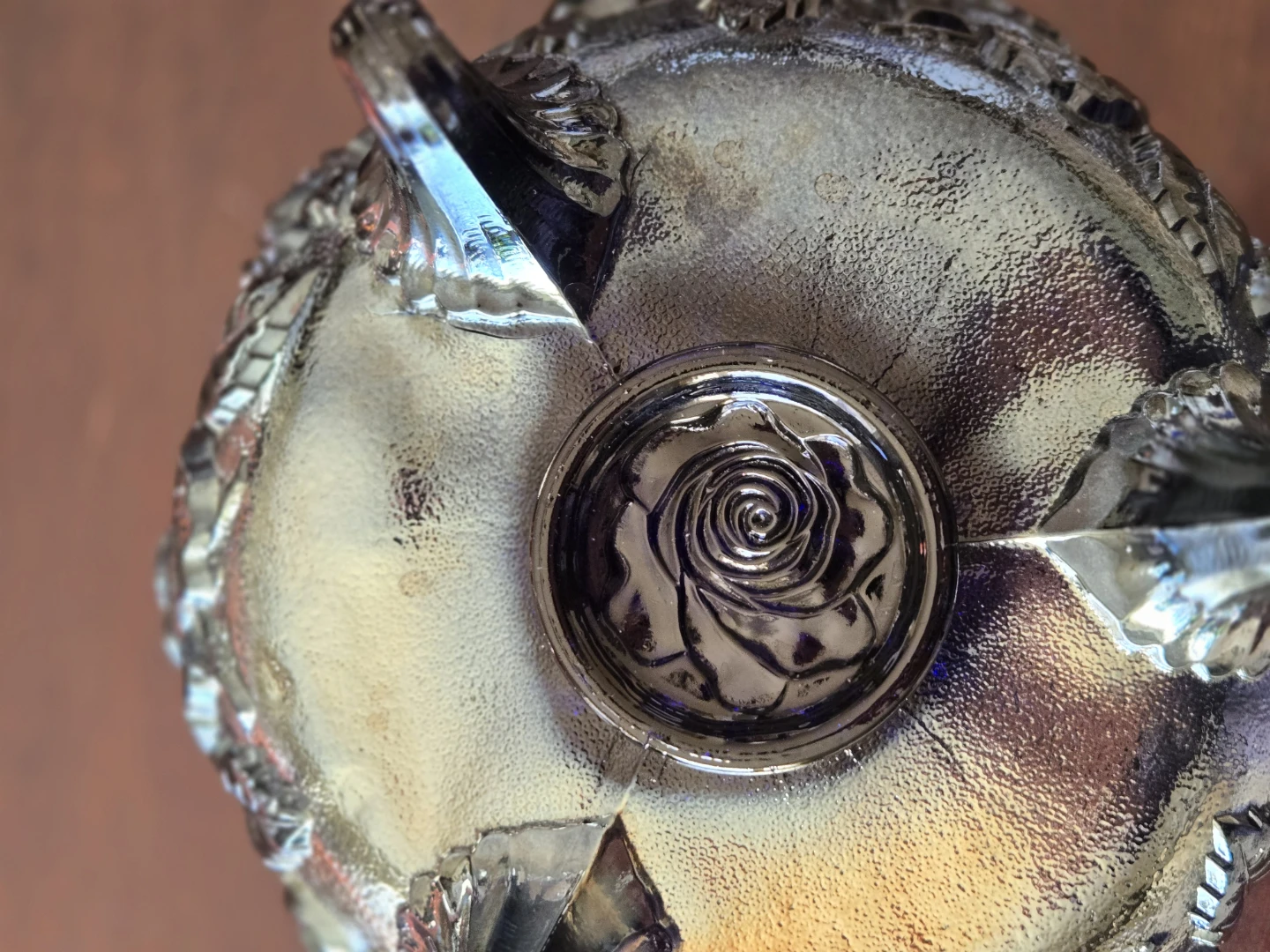 1970s Aurora Jewels Bowl - Imperial Lustre Rose - photo 3