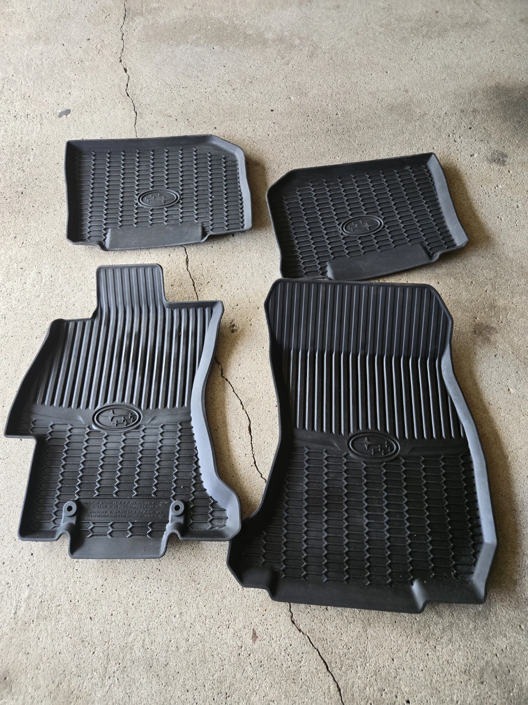 Subaru WRX oem winter mats