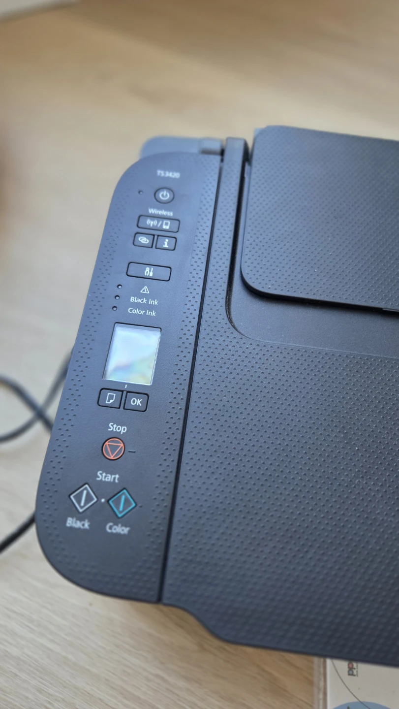 Canon PIXMA TS3420 Wireless Inkjet Printer("No ink included ") - photo 2